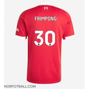 Billige Fotballdrakt Liverpool Jeremie Frimpong #30 Replika Hjemmedrakt 2025-26 Kortermet
